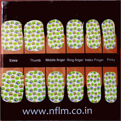 

NFLM Designer Nailwear Hoot Print(White)