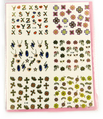 

Savni big pack of nail art stickers t3(yellow)