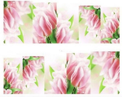 

Azzuro Manicure Water Decal Sticker(Baby Pink Floral)