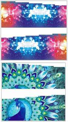 

Jenna Manicure Water Transfer Nail Art Decals Stickers- Sapphire Series NR-259(White)