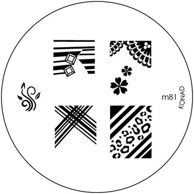 

Konad Stamping Image Plate M81(Silver)