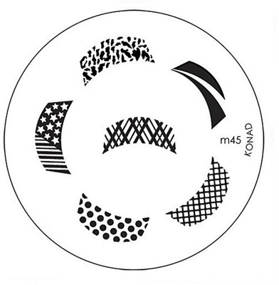 

Konad Stamping Nail Art Image Plate - M45
