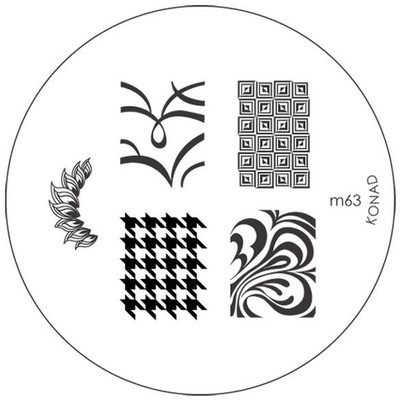 

Konad Stamping Image Plate M63(Silver)