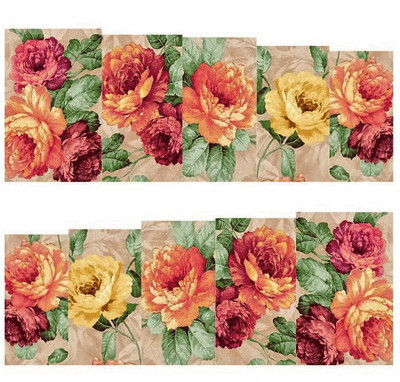 

Azzuro Rose Flower Full Wraps Nail Art Manicure Decals Water Transfer Stickers 1 Sheet(Rose Flower)