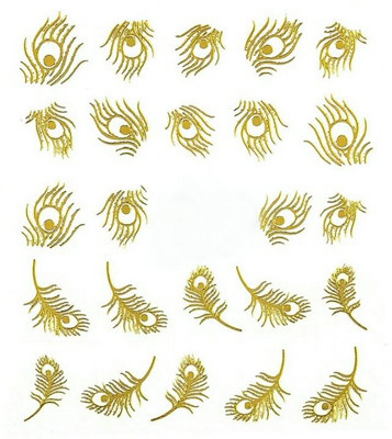 

STZ nail sticker(gold)