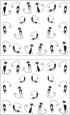 

Jenna Manicure Water Transfer Nail Art Decals Stickers- Sapphire Series NR-055(Multicolor)