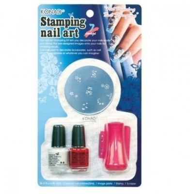 

Konad Stamping Nail Art Set - D(White)