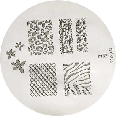 

Konad Stamping Nail Art Image Plate - M57