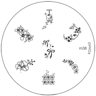 

Konad Stamping Image Plate M38(Silver)