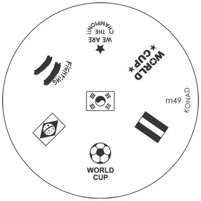 

Konad Stamping Image Plate M49(Silver)