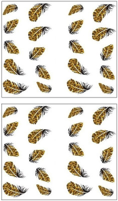 

Jenna Manicure Water Transfer Nail Art Decals Stickers- Sapphire Series NR-163(White)