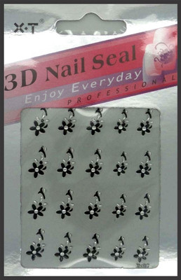 

London Jewels 3D Nail Seal Model 008(Black & White Mix)