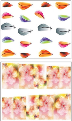 

Jenna Manicure Water Transfer Nail Art Decals Stickers- Sapphire Series NR-033(White)