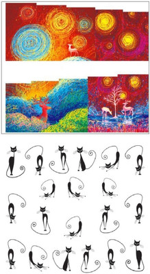 

Jenna Manicure Water Transfer Nail Art Decals Stickers- Sapphire Series NR-371(White)