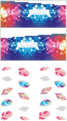 

Jenna Manicure Water Transfer Nail Art Decals Stickers- Sapphire Series NR-283(White)