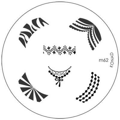 

Konad Stamping Image Plate M62(Silver)