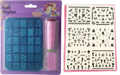 Savni Stickers-S4(Pink & White)
