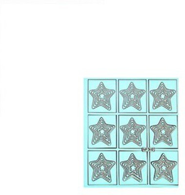 

Jinny International Star Cyclone Nail Art Stencil STickers(Green)