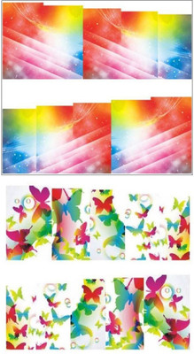 

Jenna Manicure Water Transfer Nail Art Decals Stickers- Sapphire Series NR-293(White)