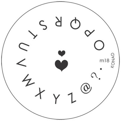 

Konad Stamping Image Plate M18(Silver)