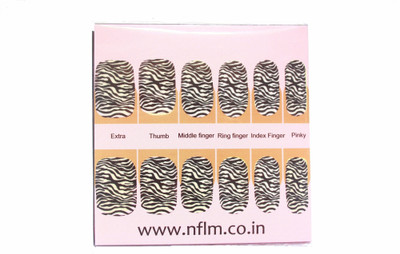 

NFLM Designer Nailwear Zebrilla(Black & White)
