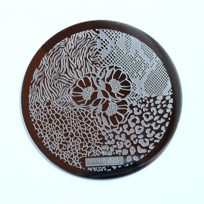

STZ hehe nail art stamping plate, 76.(steel)