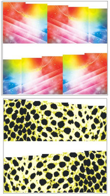 

Jenna Manicure Water Transfer Nail Art Decals Stickers- Sapphire Series NR-243(Multicolor)