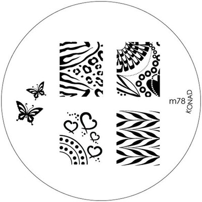 

Konad Stamping Image Plate M78(Silver)