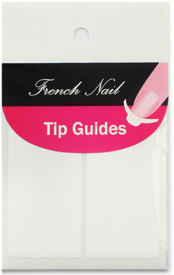

SENECIO™ Straight Line DIY French Tip Guide Manicure Nail Art Decorations Round Form Fringe Sticker Stencil(white)