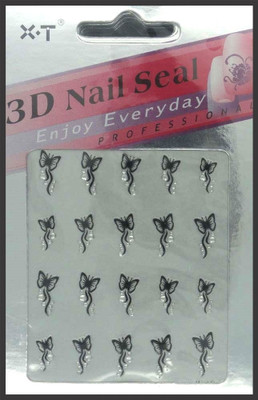 London Jewels 3D Nail Seal Model 002(Black & White Mix)