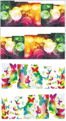 

Jenna Manicure Water Transfer Nail Art Decals Stickers- Sapphire Series NR-307(White)