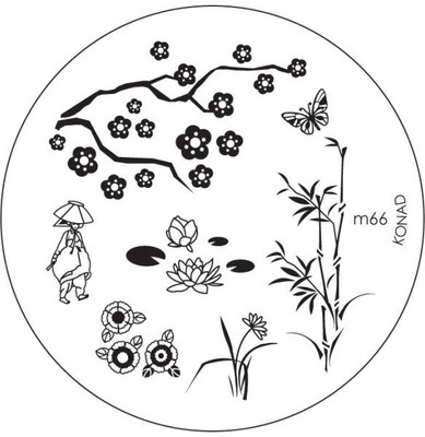 

Konad Stamping Image Plate M66(Silver)