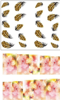 

Jenna Manicure Water Transfer Nail Art Decals Stickers- Sapphire Series NR-165(White)