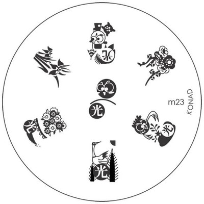 Konad Stamping Image Plate M23(Silver)