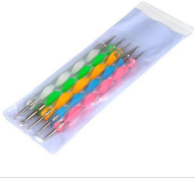 

Jay Hari 5pcs 2 Way Nail Dotting Marbleizing Tool Set(Multi)
