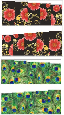 

Jenna Manicure Water Transfer Nail Art Decals Stickers- Sapphire Series NR-318(Multicolor)