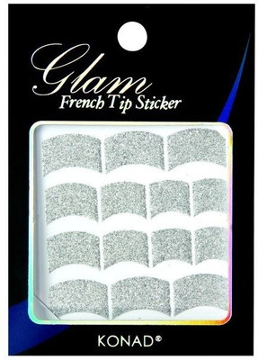 Konad Glam French Tip Sticker  KGS02(Silver)
