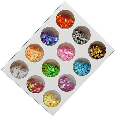 

Atanands 12 Mix Pattern Rhinestones Nail Art(Multicolor)