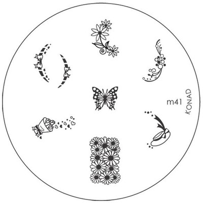 

Konad Stamping Image Plate M41(Silver)
