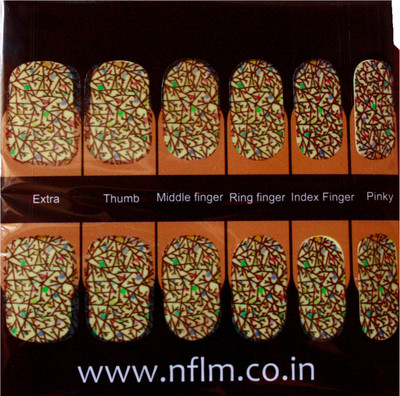 

NFLM Designer Nailwear Crows Toes(White)