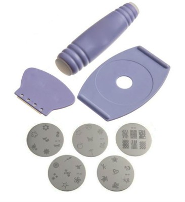 

Shrih Art Decoration Nail Polish Design Stamping Kit(Light Purple)