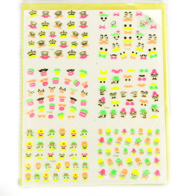 

Savni big pack of nail art stickers t8(yellow)