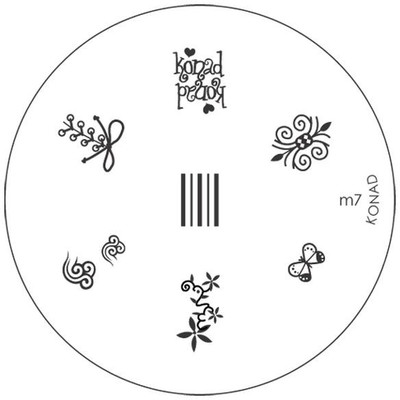

Konad Stamping Image Plate M07(Silver)