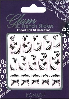 

Konad Glam 3D French Nail Art Sticker(KGI - B04)