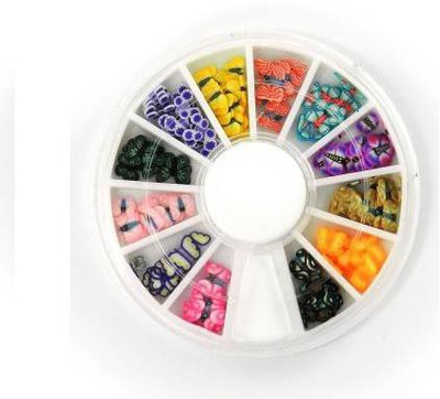 

JMD HOMEWARE Nail Art Flowers Pastings (Multicolor)(Red)