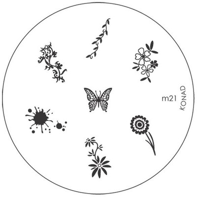 

Konad Stamping Image Plate M21(Silver)