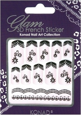 

Konad Glam 3D French Nail Art Sticker(KGI - B05)