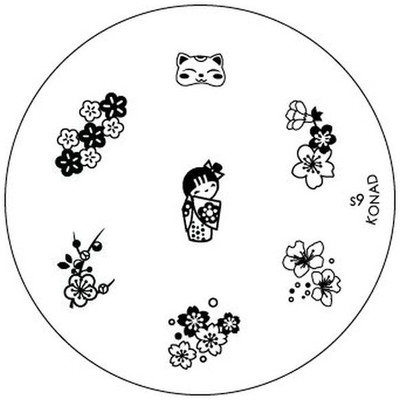 

Konad Stamping Image Plate S09(Silver)