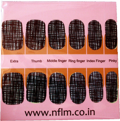 

NFLM Designer Nailwear Scribble-N-Scratch(Black)