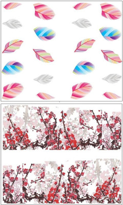 

Jenna Manicure Water Transfer Nail Art Decals Stickers- Sapphire Series NR-016(White)